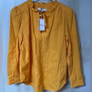 LOFT Women's Orange Top